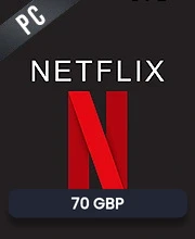 Cartão-presente Netflix 70 GBP