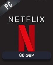 Cartão-presente Netflix 80 GBP