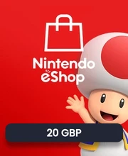 Tarjeta de regalo de Nintendo 20 GBP
