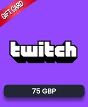 Cartão-presente Twitch 75 GBP