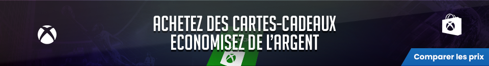 ACHETEZ DES CARTES-CADEAUX XBOX ET ÉCONOMISEZ DE L’ARGENT