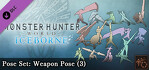 Monster Hunter World Iceborne Pose Set Weapon Pose PS4