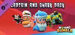 Worms Rumble Captain & Shark Double Pack PS4