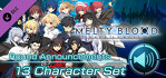 MELTY BLOOD TYPE LUMINA Round Announcements 13 Character Set PS4