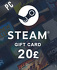 Steam Gift Card 20 Pounds