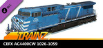 Trainz 2019 DLC CEFX AC4400CW #1026-1059