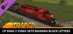 Trainz 2022 CP SD40-2 5865-5879 Modern Block Letters