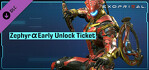 Exoprimal Zephyr a Early Unlock Ticket