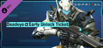 Exoprimal Deadeye a Early Unlock Ticket