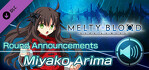 MELTY BLOOD TYPE LUMINA Miyako Arima Round Announcements Xbox One