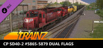 Trainz 2022 CP SD40-2 5865-5879 Dual Flags