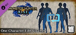 Monster Hunter Rise One Character Edit Voucher PS4