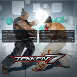 TEKKEN 7 DLC13 Frame Data Display PS4