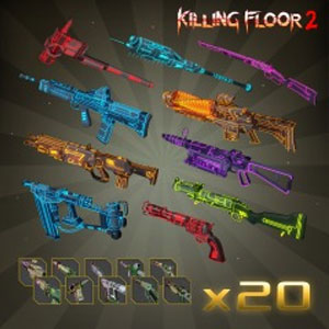 Killing Floor 2 Neon MKVI Weapon Skin Bundle Pack PS4