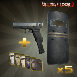 Killing Floor 2 Riot Shield and G18 PS4