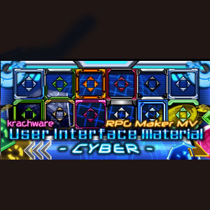 RPG Maker MV Krachware User Interface Material CYBER
