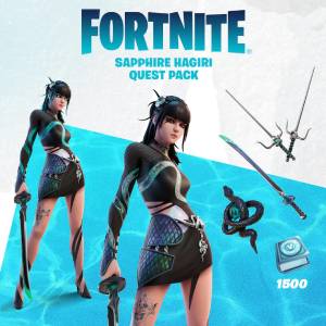 Fortnite Sapphire Hagiri Quest Pack PS4